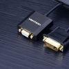 VENTION DVI zu VGA Adapter DVI-D / DVI24 + 1 zu VGA Converter 1080P für Computer Laptop HDTV Projektor Bildschirm 0.15m / 0.49ft Schwarz