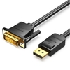 Vention HAFBF DP Display-Port zu DVI 24 + 1Pin Konverterkabel Stecker zu Stecker für HDTV PC Projektor Monitor Display 1080p