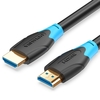Vention HDMI Kabel 4K Digital HD Kabel 3D Videokabel Datenkabel 10.2Gbps 18Gbps Projektor Laptop TV LCD Monitor TV Box Kabel Schwarz 1m