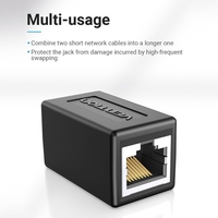 Vention IPVW0-5 RJ45-Anschluss Cat.6 FTP-Keystone-Jack-Koppler für Netzwerkkabelverlängerung Weiß 5-teilig