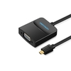 VENTION Micro-HDMI-zu-VGA-Videokonverteradapter mit 3, 5-mm-Audiobuchse Micro-HDMI-Adapter für Laptop / Tablet / Telefon 15 cm schwarz