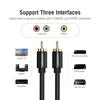 Vention RCA-Koaxial-Audio-Video-Kabel Cinch-Koaxial-Audio-Kabel SPDIF-Audioverstärker Audio-Video-Kabel Metallabschnitt 1 m