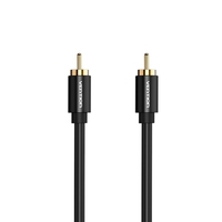 Vention RCA Koaxial Audio Video Kabel Cinch Stecker auf Stecker Koaxial Audio Kabel SPDIF Audio Verstärker Audio Video Kabel Metal Section 1.5m