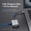 Vention TFAHB 4in1 USB C HUB Multifunktionaler Typ C zu 4K HDMI + USB 3.0 + VGA + PD HUB Dock Adapter Konverter Splitter