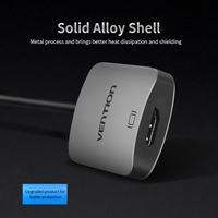 VENTION Typ-C-zu-HD-Adapter USB-C-Konverter 4K 3D-AV-Konverter aus Metall für den Macbook-TV-Projektor