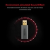 VENTION USB Externe Soundkarte mit 3, 5-mm-Stereo-Ohrhörer-Mikrofonadapter HIFI 7.1 Soundtrack Treiberfrei für PUGB PC Laptop PS4 Black