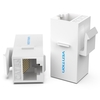 Vention VDD-B07-W RJ45-Stecker Cat.5e UTP-Keystone-Buchsenkoppler für Netzwerkkabelverlängerung Weiß 1 Stück