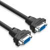 VENTION VGA-Verlängerungskabel VGA-Buchse auf Buchse HD-Adapterkabel Unterstützung 1080P Full HD für Laptop-PC-Projektor HDTV-Display und weitere VGA-fähige Geräte 1m