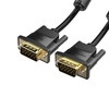 VENTION VGA-Verlängerungskabel VGA-Stecker / Stecker-HD-Adapterkabel Unterstützung 1080P Full HD für Laptop-PC-Projektor HDTV-Display und mehr VGA-fähige Geräte 25m / 82.02ft Schwarz