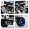 Verbessertes Smart Robot Balance-Fahrzeug mit Mega InstaBots V4-Kit Android-App BT-Steuerung für programmierbare Arduino-Roboter Erfahren Sie Codierung Viel Spaß