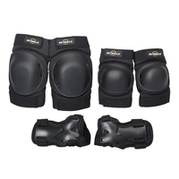 Verdickte Knieschützer Set 6 in 1 Protector Kit Knieschützer Ellbogenschützer Handgelenkschützer Schutzausrüstung Set Sicherheitsschützer für Kinder Erwachsene