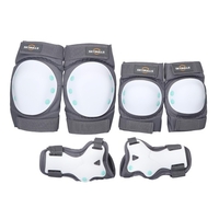Verdickte Knieschützer Set 6 in 1 Protector Kit Knieschützer Ellbogenschützer Handgelenkschützer Schutzausrüstung Set Sicherheitsschützer für Kinder Erwachsene
