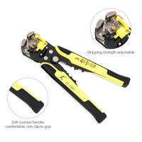 Verdrahtungswerkzeugsatz Enthält 24-10 AWG Multifunktionale Abisolierzange Cutter Crimper 230 Stück Isolierte Drahtklemmenverbinder 40 Stück Kabelbinder