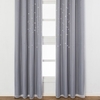 Verdunkelungsvorhänge Star Shape Hollow Double Layer Cloth
