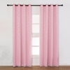 Verdunkelungsvorhänge Star Shape Hollow Double Layer Cloth
