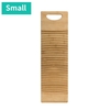 Verfügbar Holz Waschbrett Waschbrett mit Rechteckgriff Hand Percussion Handwaschbrett für Haushaltswäsche Praktisches,  haltbares Waschbrett mit Bambusverdickung