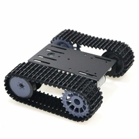Verfolgungsroboter Smart Car Plattform Robotik Kits Roboter Panzer Raupenfahrwerk DIY Kit Solide Roboter Plattform Panzer Mobile Plattform Roboter Spielzeug Plattform für Arduino
