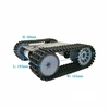 Verfolgungsroboter Smart Car Plattform Robotik Kits Roboter Panzer Raupenfahrwerk DIY Kit Solide Roboter Plattform Panzer Mobile Plattform Roboter Spielzeug Plattform für Arduino