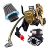 Vergaser Fit für GY6 50CC 49CC 4-Takt Roller Taotao Motor 18mm Vergaser Ansaugkrümmer Luftfilter