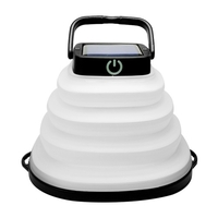 Versenkbare Leds Solar Lampe Im Freien Faltbare Camping Licht Wiederaufladbare Wasserdichte Zelt Licht für Notfall/Bergsteigen/Angeln