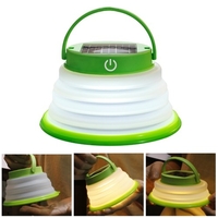 Versenkbare Solar Licht Im Freien Wasserdichte Faltbare Camping Lampe Zelt Licht