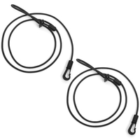 Verstellbare Paddelleine mit Karabinerclip Paddle Safety Lanyard Rutenhalter für Kajak Kanu Boot