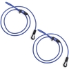 Verstellbare Paddelleine mit Karabinerclip Paddle Safety Lanyard Rutenhalter für Kajak Kanu Boot