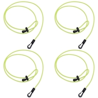 Verstellbare Paddelleine mit Karabinerclip Paddle Safety Lanyard Rutenhalter für Kajak Kanu Boot