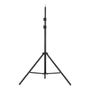 Verstellbarer Metallstativleuchtenständer max. Höhe 1, 6 m mit 1/4 Zoll Schraube für Photography Studio LED Video Light Umbrella Ring Light
