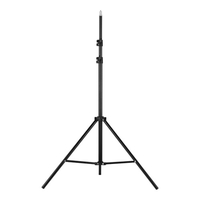 Verstellbarer Metallstativleuchtenständer max. Höhe 1, 6 m mit 1/4 Zoll Schraube für Photography Studio LED Video Light Umbrella Ring Light