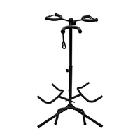 Verstellbarer Multi-Gitarrenständer 3 Halter Saiteninstrument Bodenstativhalterung