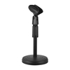 Verstellbarer Schreibtisch Mikrofonständer Mikrofonhalter mit Clip Max. Höhe 345mm für Meetings Vorträge Podcasts Schwarz