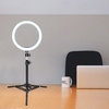 Verstellbarer Videolichtständer Stativständer 2-teilige 50-cm-Nutzlast 1, 5kg mit universeller 1/4-Zoll-Schnittstelle für Video-LED-Licht-Telefonhalter-Kamera