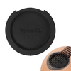 VERTECHnk SM-05 Gitarren Schalllochdeckel Block Schallloch-Rückkopplungspuffer aus schwarzem Gummi für EQ Acoustic Folk Guitars