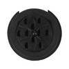 VERTECHnk SM-10 Gitarren-Schalllochdeckel Schallloch-Rückkopplungspuffer Schwarz Dia.100mm für EQ Acoustic Folk Guitars