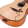 VERTECHnk VS-9 Passive Gitarre Schallloch-Tonabnehmer Humbucker-Tonabnehmer mit 6, 35 mm Endpin Jack-Lautstärkeregler für Akustik-Folk-Gitarre