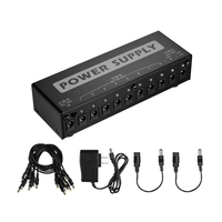 Verteiler für tragbare Gitarreneffekt-Stromversorgungsstationen 10 isolierte DC-Ausgänge für 9V / 12V / 18V-Gitarreneffekte