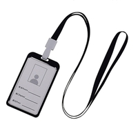Vertical Style Aluminiumlegierung Abzeichenhalter mit Lanyard