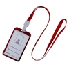 Vertical Style Aluminiumlegierung Abzeichenhalter mit Lanyard