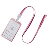 Vertical Style Aluminiumlegierung Abzeichenhalter mit Lanyard