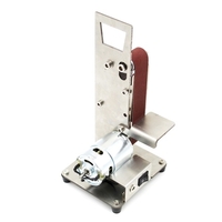 Vertikaler Bandschleifer Mini-Schleifschleifer Mini-Bandschleifer Schleifbandschleifer Kleine DIY-Polier- und Poliermaschine