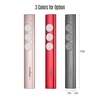 Vesine 2, 4 GHz RF Wireless Presenter mit USB-Empfänger Rotlicht Professionelle PowerPoint PPT Clicker Präsentation Fernbedienung Zeigestift Unterstützung Hyperlink Lautstärkeregler Wiederaufladbar für Schule und Büro