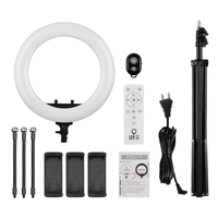 Video Light Kit mit 18 Zoll LED Ring Ring verstellbar 2m Stativ