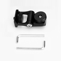 Videomonitor Kalte Schuhhalterung Adapterhalterung 180 ° -Drehung 1/4 Zoll Schraube für DSLR-Kamera Camcorder LED-Videolicht Mikrofon Blitzlichter