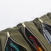 Vielseitiges Werkzeug zum Aufrollen Mehrzweckwerkzeug zum Aufrollen Taschenschlüssel Rollentasche Hängendes Werkzeug Reißverschlusstasche Tragetasche Canvas-Werkzeug Autoorganisator 5 Taschen Tragbar