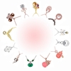 Viennois Vintage Antik Strass Runde Opal Anhänger Halskette Damen Mode Schmuck Geschenk