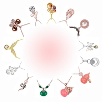 Viennois Vintage Antik Strass Runde Opal Anhänger Halskette Damen Mode Schmuck Geschenk