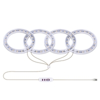Vierköpfige LED-Pflanzen Grow Light USB-Phyto-Lampe für Pflanzen Vollspektrum-Lampe für Zimmerpflanzensetzlinge Home Plant Growing Light