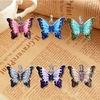 Vintage Antik Silber galvanisch Schmetterling Anhänger Kette Halskette: trendige Mode Frauen Mädchen Strass Schmuck Zubehör schönes Geschenk