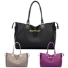 Vintage Frauen Handtasche Nylon Wasserdichte Reißverschluss Große Kapazität Multifunktions Casual Trage Reisegepäck Tasche